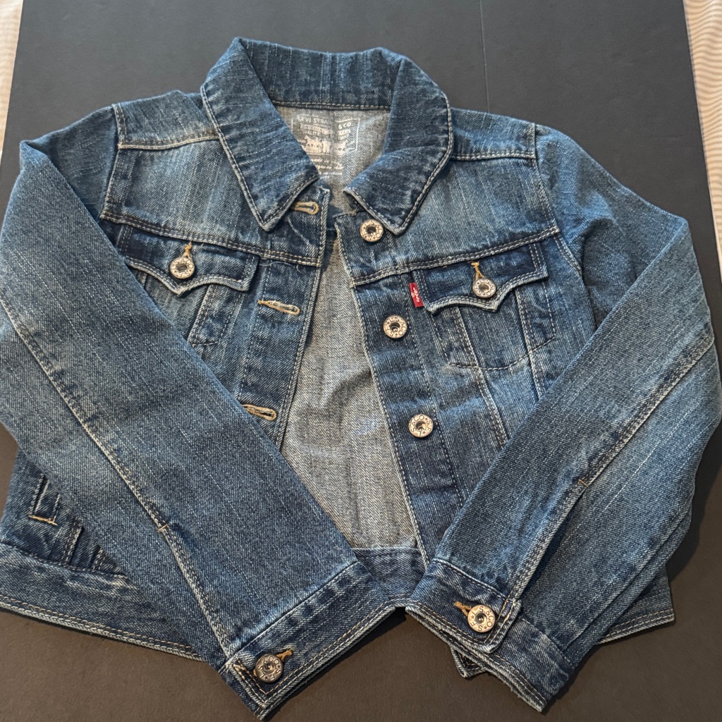Levi's Blue Denim Kids Jacket